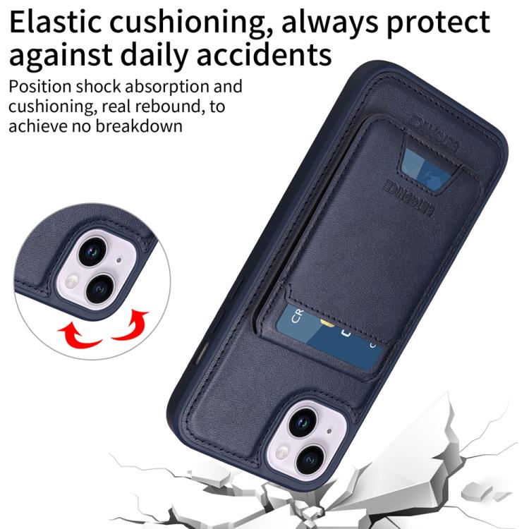 For iPhone 14 Plus BETOPNICE Vertical Flip Detachable MagSafe Wallet Phone Case