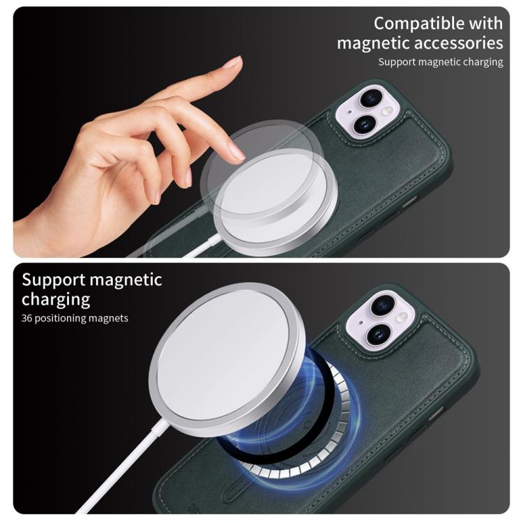 For iPhone 14 Plus BETOPNICE Vertical Flip Detachable MagSafe Wallet Phone Case