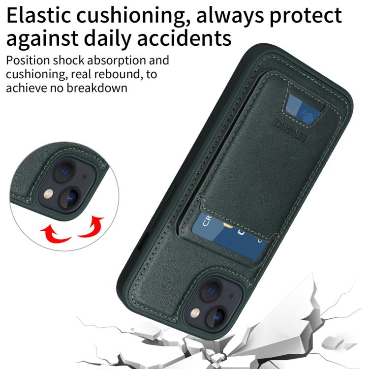 For iPhone 14 / 13 BETOPNICE Vertical Flip Detachable MagSafe Wallet Phone Case
