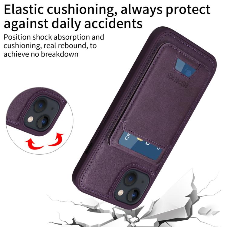 For iPhone 14 / 13 BETOPNICE Vertical Flip Detachable MagSafe Wallet Phone Case