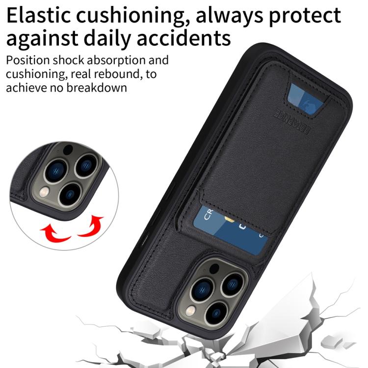 For iPhone 13 Pro BETOPNICE Vertical Flip Detachable MagSafe Wallet Phone Case