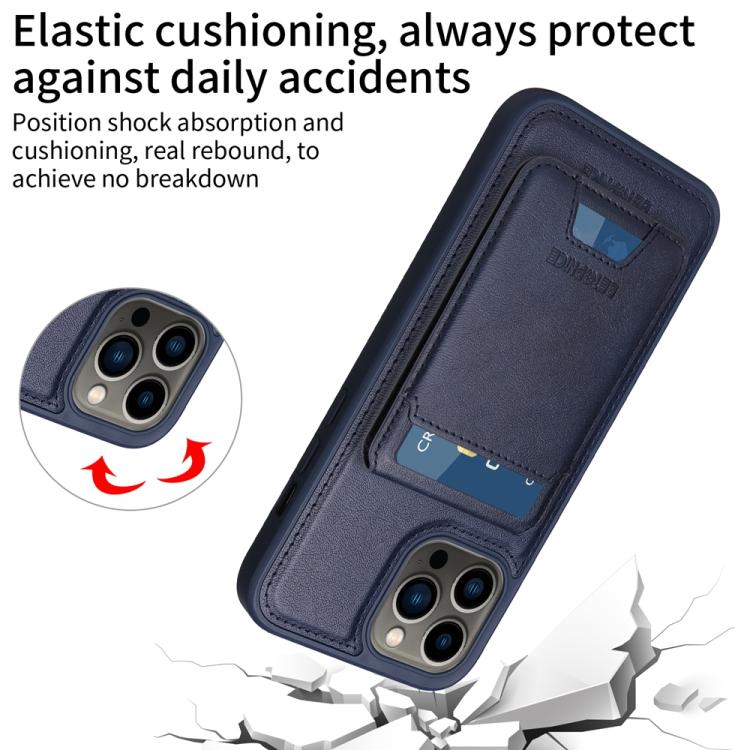 For iPhone 13 Pro Max BETOPNICE Vertical Flip Detachable MagSafe Wallet Phone Case