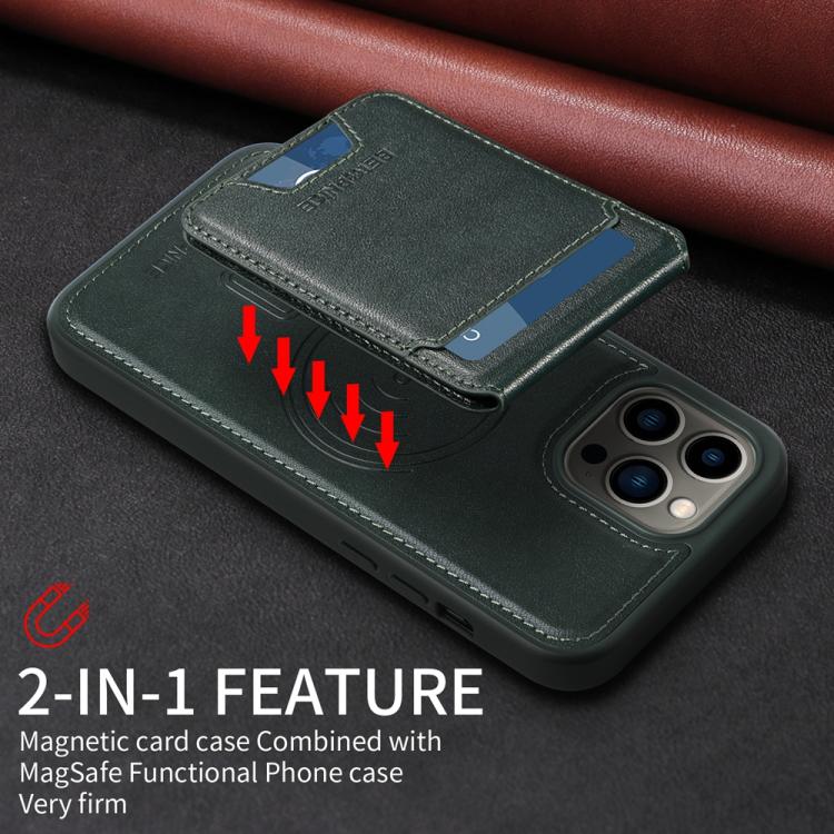 For iPhone 13 Pro Max BETOPNICE Vertical Flip Detachable MagSafe Wallet Phone Case