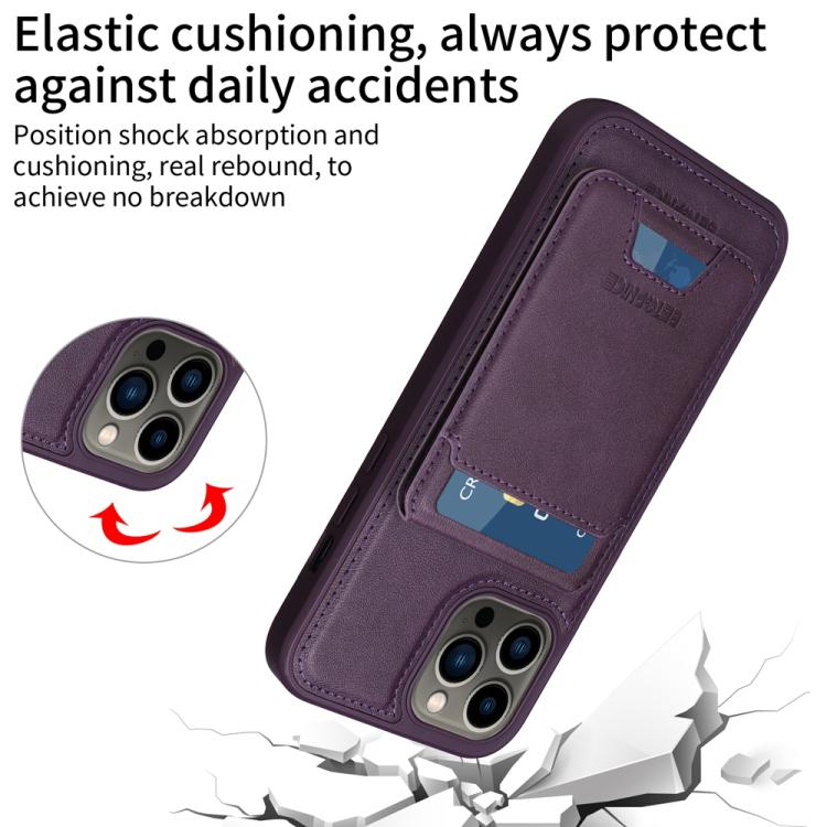 For iPhone 13 Pro Max BETOPNICE Vertical Flip Detachable MagSafe Wallet Phone Case
