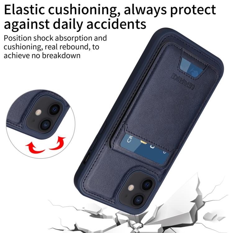 For iPhone 12 / 12 Pro BETOPNICE Vertical Flip Detachable MagSafe Wallet Phone Case