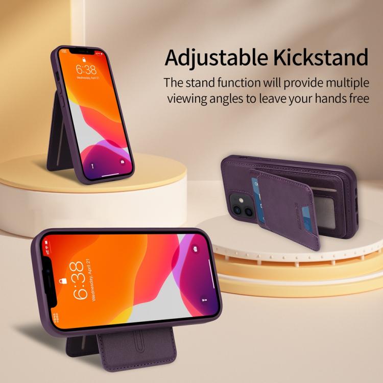 For iPhone 12 / 12 Pro BETOPNICE Vertical Flip Detachable MagSafe Wallet Phone Case