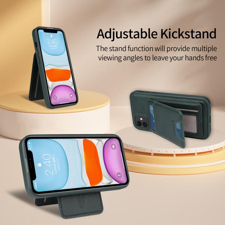For iPhone 11 BETOPNICE Vertical Flip Detachable MagSafe Wallet Phone Case