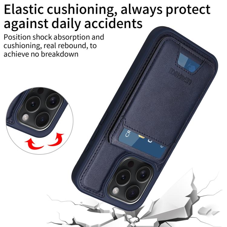For iPhone 15 Pro BETOPNICE Vertical Flip Detachable MagSafe Wallet Phone Case