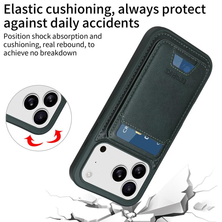 For iPhone 17 Pro BETOPNICE Vertical Flip Detachable MagSafe Wallet Phone Case