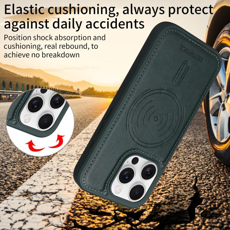 For iPhone 16 Pro BETOPNICE Horizontal Flip Detachable MagSafe Wallet Phone Case