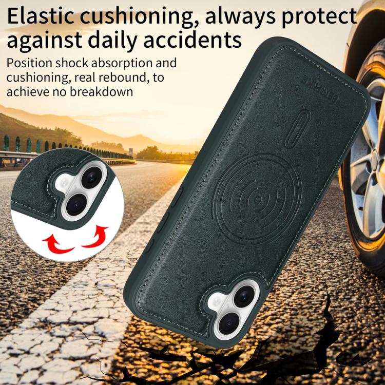 For iPhone 16 Plus BETOPNICE Horizontal Flip Detachable MagSafe Wallet Phone Case