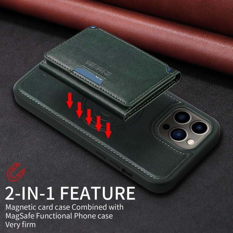 For iPhone 13 Pro Max BETOPNICE Horizontal Flip Detachable MagSafe Wallet Phone Case