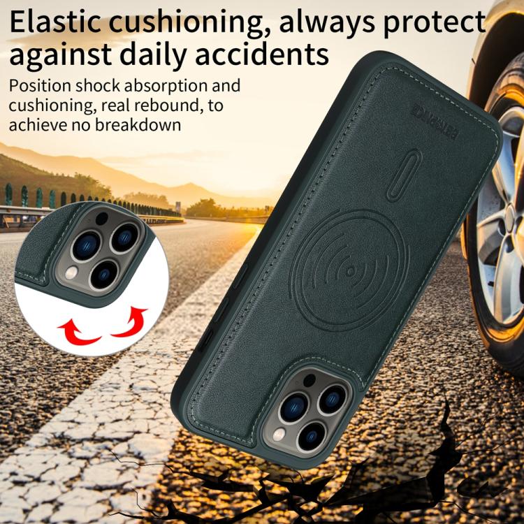 For iPhone 13 Pro Max BETOPNICE Horizontal Flip Detachable MagSafe Wallet Phone Case