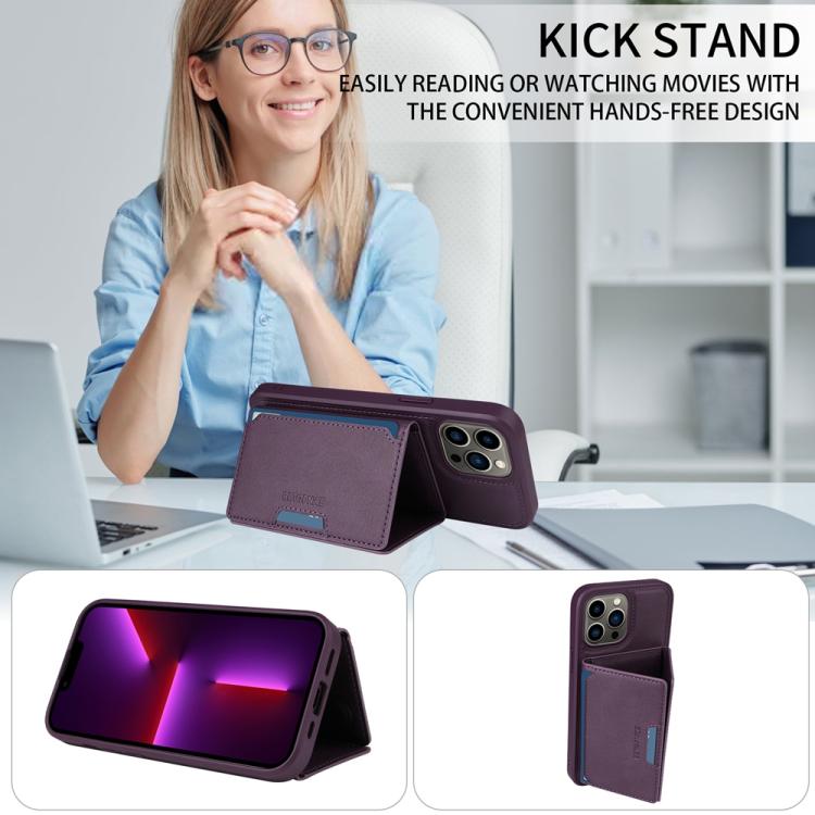 For iPhone 13 Pro Max BETOPNICE Horizontal Flip Detachable MagSafe Wallet Phone Case