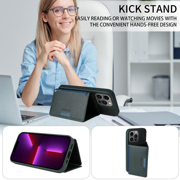 For iPhone 13 Pro BETOPNICE Horizontal Flip Detachable MagSafe Wallet Phone Case