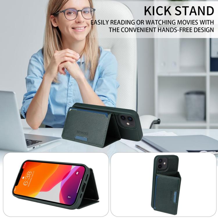 For iPhone 12 / 12 Pro BETOPNICE Horizontal Flip Detachable MagSafe Wallet Phone Case