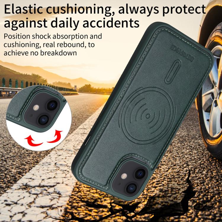 For iPhone 12 / 12 Pro BETOPNICE Horizontal Flip Detachable MagSafe Wallet Phone Case