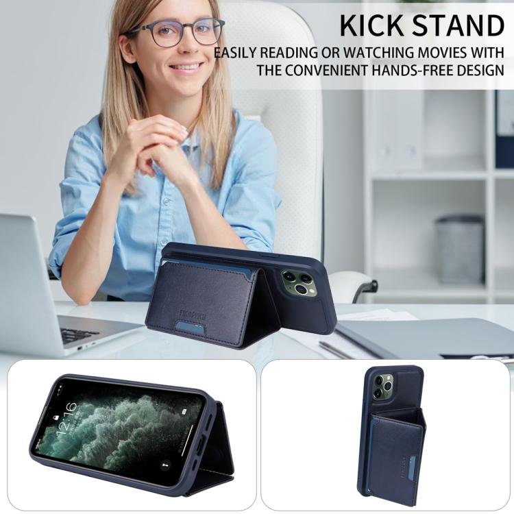 For iPhone 11 Pro Max BETOPNICE Horizontal Flip Detachable MagSafe Wallet Phone Case