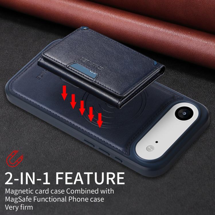 For iPhone Air BETOPNICE Horizontal Flip Detachable MagSafe Wallet Phone Case