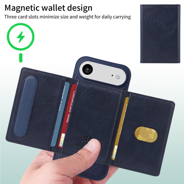 For iPhone Air BETOPNICE Horizontal Flip Detachable MagSafe Wallet Phone Case