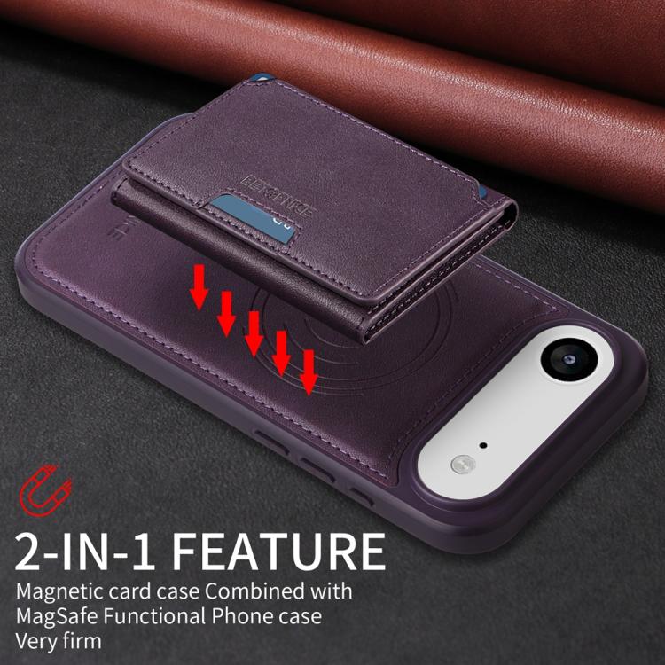 For iPhone Air BETOPNICE Horizontal Flip Detachable MagSafe Wallet Phone Case