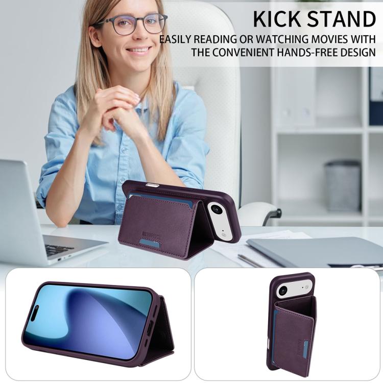 For iPhone Air BETOPNICE Horizontal Flip Detachable MagSafe Wallet Phone Case