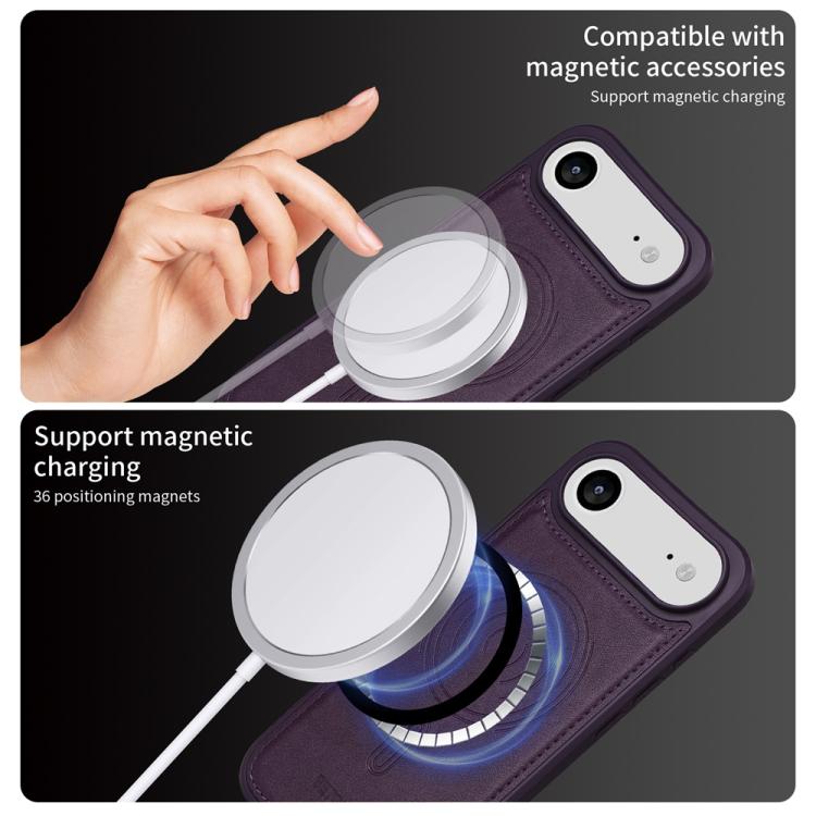 For iPhone Air BETOPNICE Horizontal Flip Detachable MagSafe Wallet Phone Case
