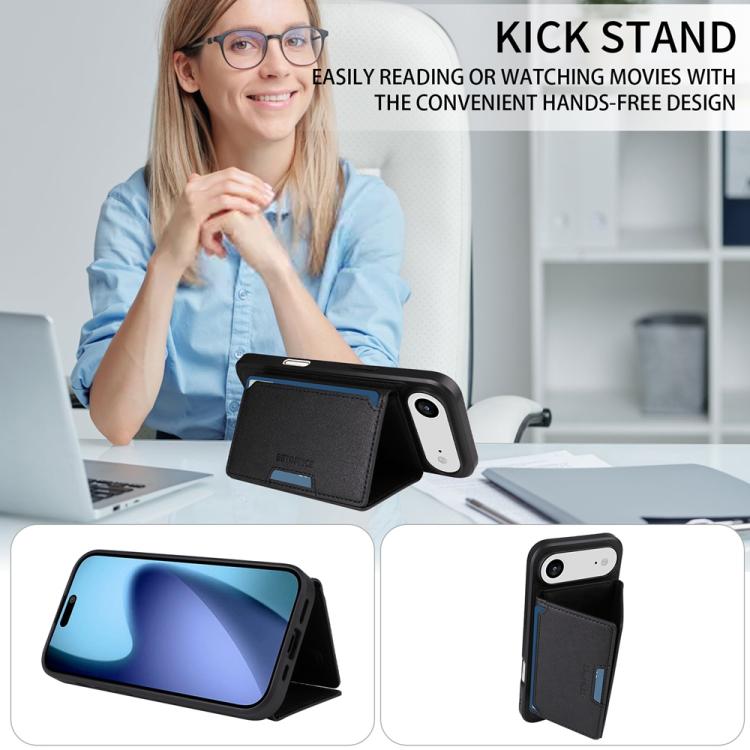 For iPhone Air BETOPNICE Horizontal Flip Detachable MagSafe Wallet Phone Case