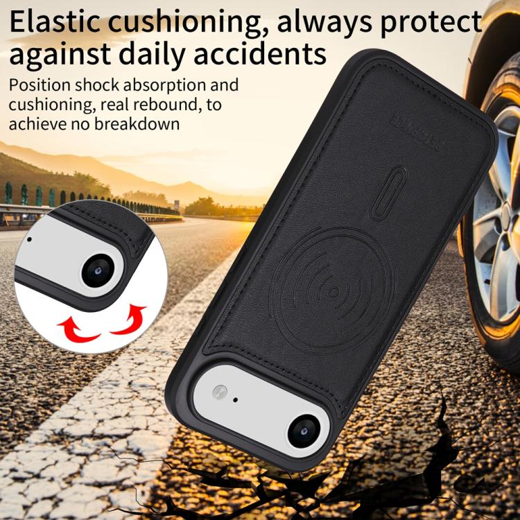 For iPhone Air BETOPNICE Horizontal Flip Detachable MagSafe Wallet Phone Case