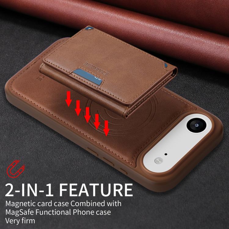For iPhone Air BETOPNICE Horizontal Flip Detachable MagSafe Wallet Phone Case