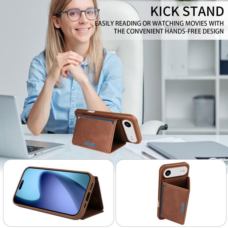 For iPhone Air BETOPNICE Horizontal Flip Detachable MagSafe Wallet Phone Case