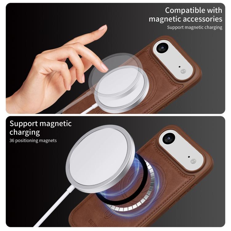 For iPhone Air BETOPNICE Horizontal Flip Detachable MagSafe Wallet Phone Case