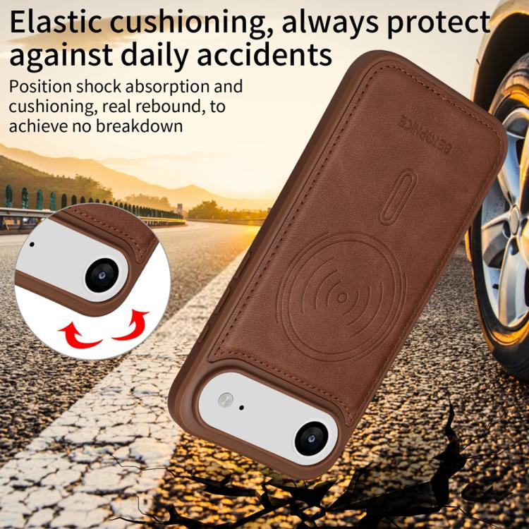 For iPhone Air BETOPNICE Horizontal Flip Detachable MagSafe Wallet Phone Case
