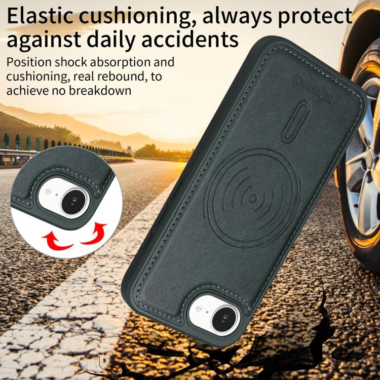For iPhone 17e / 16e BETOPNICE Horizontal Flip Detachable MagSafe Wallet Phone Case