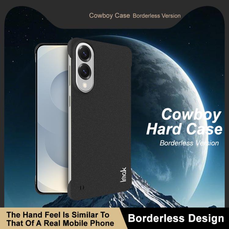 For Samsung Galaxy S25 Edge 5G imak Borderless Version Full Coverage Cowboy Hard Case