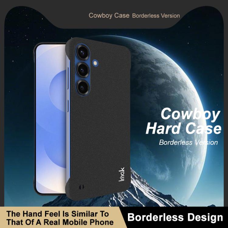 For Samsung Galaxy S25+ 5G imak Borderless Version Full Coverage Cowboy Hard Case