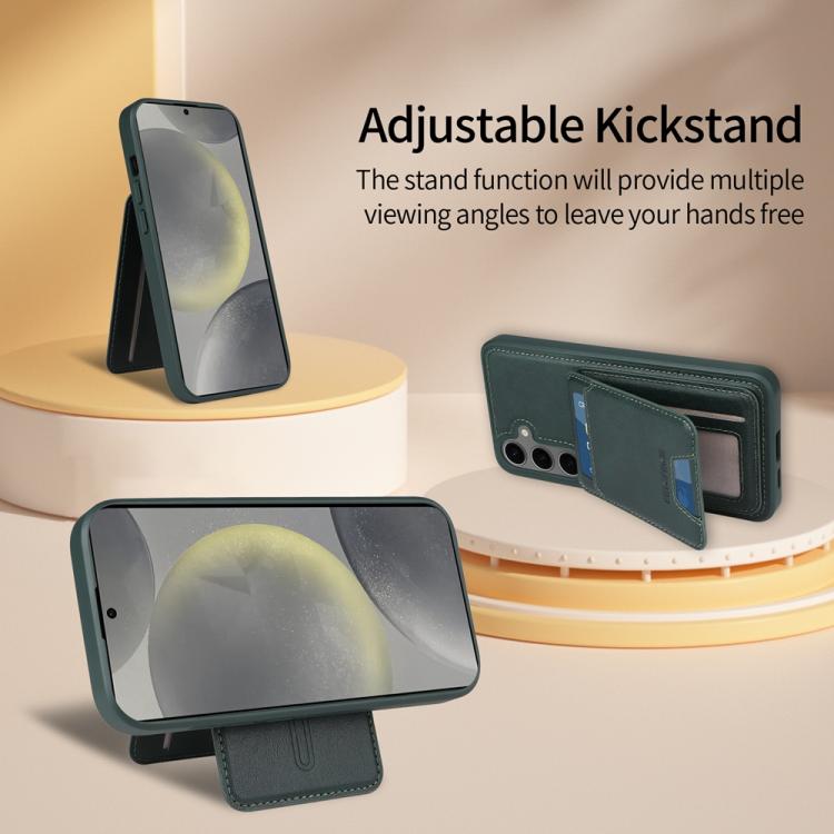 For Samsung Galaxy S24+ 5G BETOPNICE Vertical Flip Detachable MagSafe Wallet Phone Case