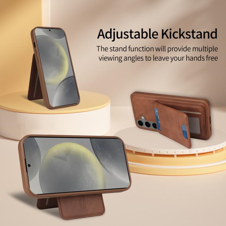 For Samsung Galaxy S24+ 5G BETOPNICE Vertical Flip Detachable MagSafe Wallet Phone Case
