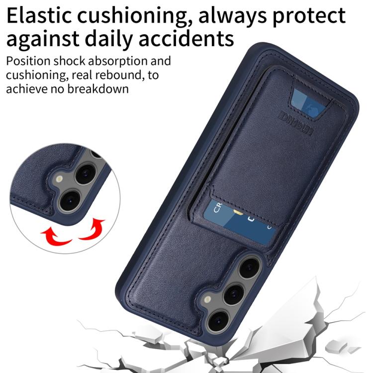 For Samsung Galaxy S24 FE 5G BETOPNICE Vertical Flip Detachable MagSafe Wallet Phone Case