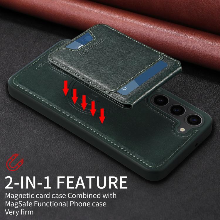 For Samsung Galaxy S23+ 5G BETOPNICE Vertical Flip Detachable MagSafe Wallet Phone Case
