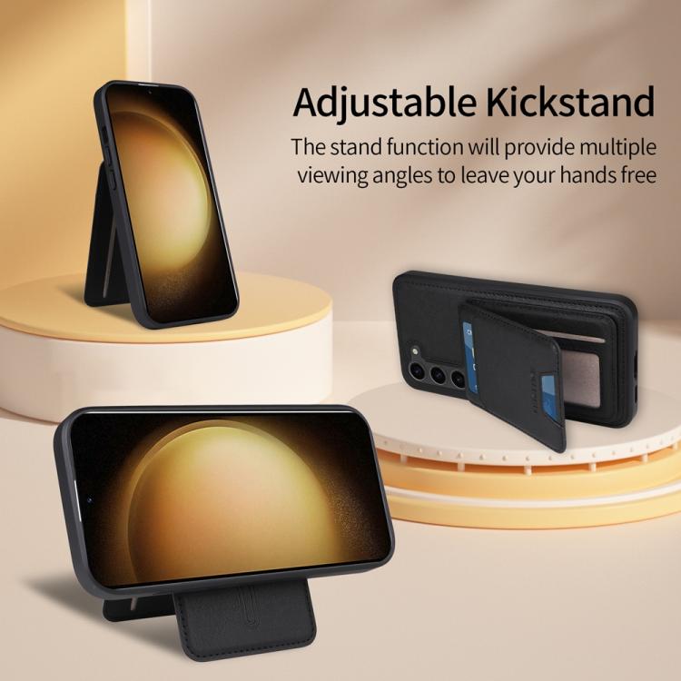 For Samsung Galaxy S23+ 5G BETOPNICE Vertical Flip Detachable MagSafe Wallet Phone Case
