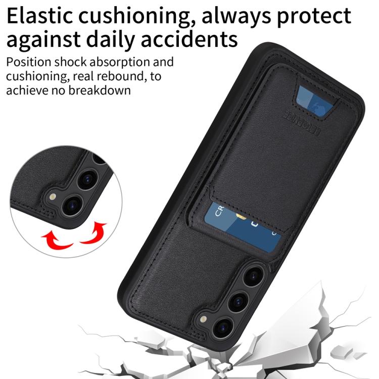 For Samsung Galaxy S23+ 5G BETOPNICE Vertical Flip Detachable MagSafe Wallet Phone Case