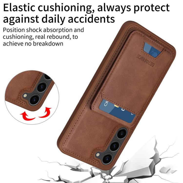 For Samsung Galaxy S23+ 5G BETOPNICE Vertical Flip Detachable MagSafe Wallet Phone Case