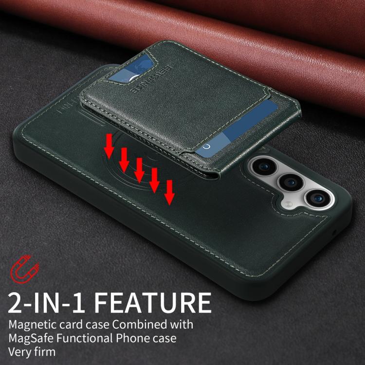 For Samsung Galaxy S23 FE 5G BETOPNICE Vertical Flip Detachable MagSafe Wallet Phone Case
