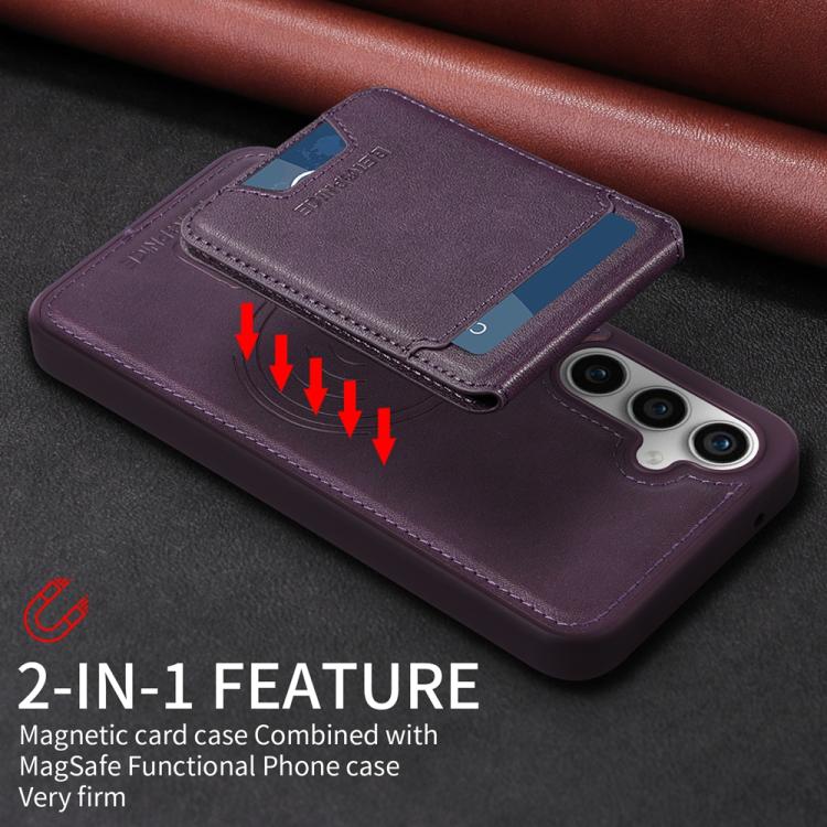 For Samsung Galaxy S23 FE 5G BETOPNICE Vertical Flip Detachable MagSafe Wallet Phone Case