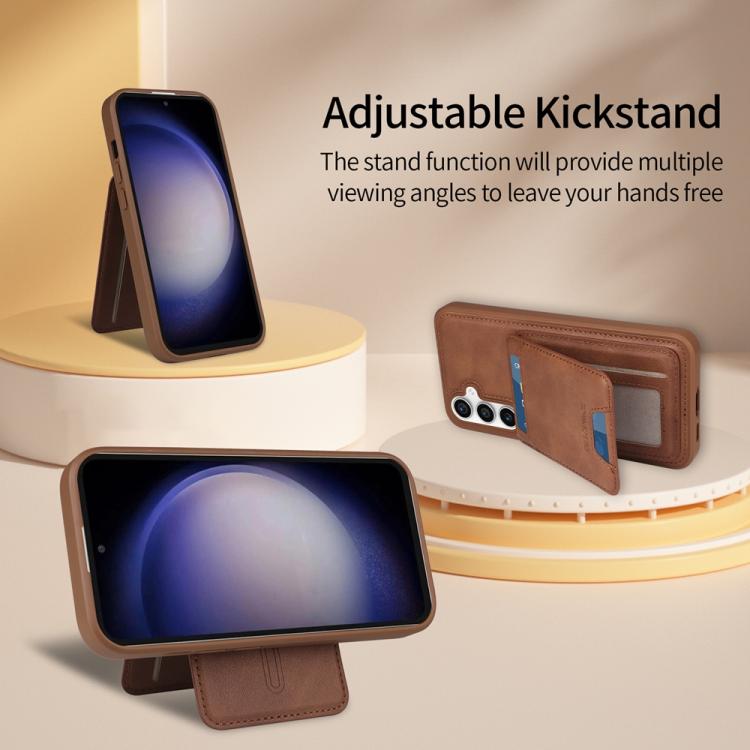 For Samsung Galaxy S23 FE 5G BETOPNICE Vertical Flip Detachable MagSafe Wallet Phone Case