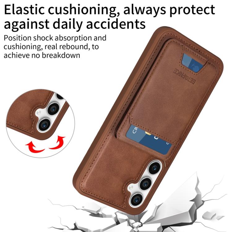 For Samsung Galaxy S23 FE 5G BETOPNICE Vertical Flip Detachable MagSafe Wallet Phone Case