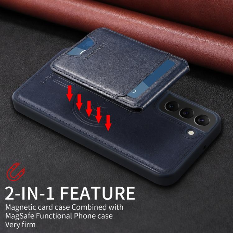 For Samsung Galaxy S22+ 5G BETOPNICE Vertical Flip Detachable MagSafe Wallet Phone Case