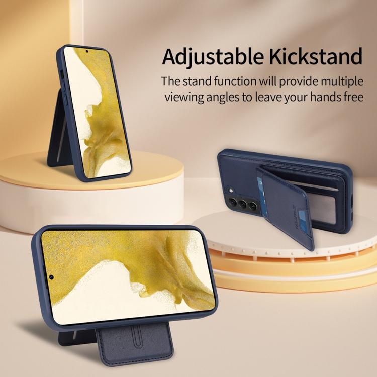 For Samsung Galaxy S22+ 5G BETOPNICE Vertical Flip Detachable MagSafe Wallet Phone Case