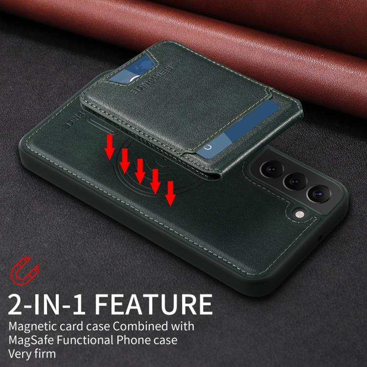 For Samsung Galaxy S22+ 5G BETOPNICE Vertical Flip Detachable MagSafe Wallet Phone Case